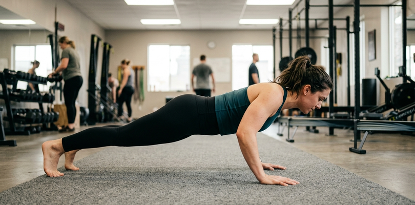 Lunge Row Plank Line
