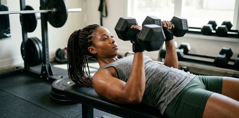 Wide Bench Triceps Triplet